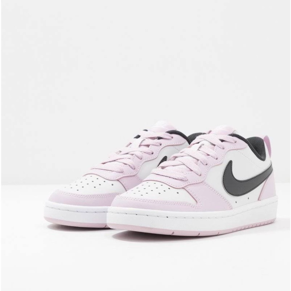NIKE Court Borough Low 2 GS Photon Dust Off Noir - Women's 9